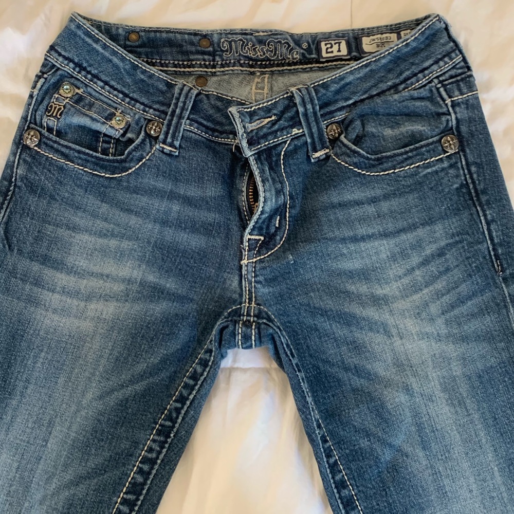 Dark Wash Miss Me Jeans - Picture 2 of 4